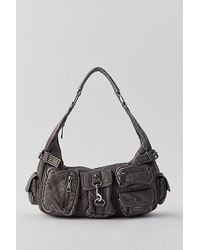 Silence + Noise - Emily Washed Faux Leather Shoulder Bag - Lyst