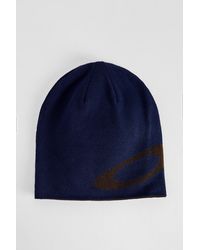 Oakley - Uo Exclusive Navy Ellipse Beanie - Lyst