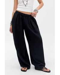 BDG - Bobbi Baggy Linen Cocoon Trousers - Lyst