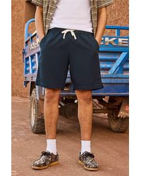Ayker - Navy Twill Shorts - Lyst