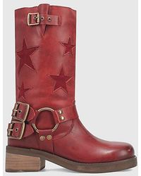 Dingo - Blacklist Star Leather Boot - Lyst