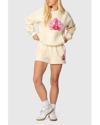 Edikted - Orchid Babe Sweat Shorts - Lyst