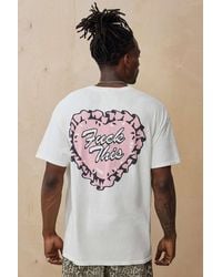 Urban Outfitters - Uo White F*ck This T-shirt - Lyst