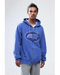 Urban Outfitters - Uo Navy E-star Zip-through Hoodie - Lyst