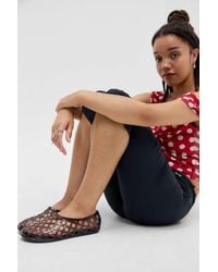 Juju - Uo Exclusive Black Kris Cut Out Shoes - Lyst