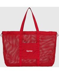 Supreme - Mesh Tote Bag (Ss25) - Lyst