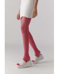 Urban Outfitters Lucie Sheer Tight - Pink