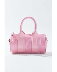 Urban Outfitters Uo Lizzie Mini Barrel Duffle Bag - Pink