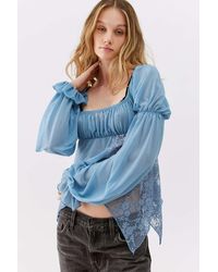 Urban Outfitters - Uo True Romance Babydoll Top - Lyst