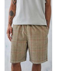 BDG - Brown Corduroy Check Shorts S At Urban Outfitters - Lyst
