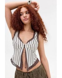 Out From Under - Dolce Verano Corset Cami M At Urban Outfitters - Lyst