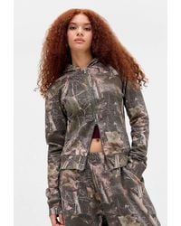 Jaded London - Woodland Camo Mini Monster Hoodie Xs At Urban Outfitters - Lyst