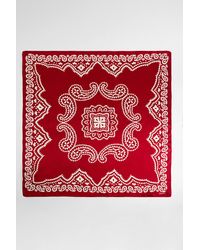 Urban Outfitters - Uo Red Bandana Print Scarf - Lyst