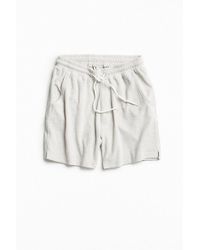 Urban Outfitters Uo Lucian Terry Towel Volley Short - Gray