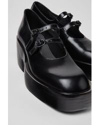 Camper - Billie Leather Platform Mary Jane Heel - Lyst