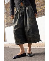 BDG - Bobbi Camo Cropped Trousers Xs At Urban Outfitters - Lyst