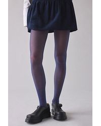 Urban Outfitters - Shimmer Semi-Sheer Tights - Lyst
