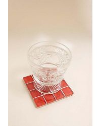 Subtle Studios - Solid Glass Tile Coaster - Lyst