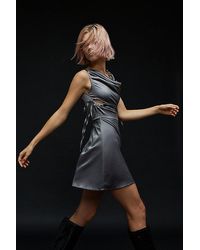 ZEMETA - Sports Line Cowl Neck Mini Dress - Lyst