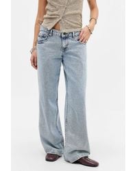 Motel - Low Rise Parallel Wide Leg Jeans - Lyst