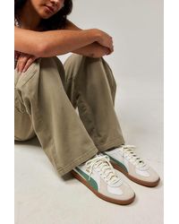 PUMA - Green Army Trainer Suede Trainers - Lyst