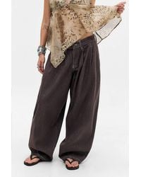 BDG - Jax Pleat Front Cocoon Jeans - Lyst