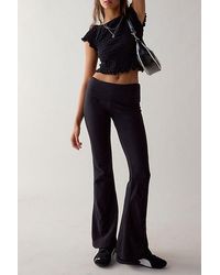 Out From Under - Bec Foldover Flare Pant - Lyst