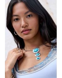 Silence + Noise - Silence + Noise Turquoise Neck Cuff - Lyst