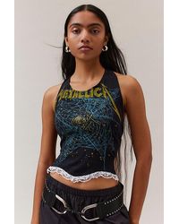 Urban Renewal - Remade Music Tee Lace Halter Top - Lyst