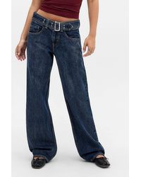 Levi's - Superlow Belted Loose Jeans - Lyst