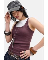 BDG - Jessie Cotton Vest Jacket - Lyst