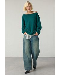 Urban Outfitters - Uo Nola Oversized Off-The-Shoulder Sweater - Lyst