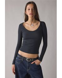 BDG - Off Duty Rib Long Sleeve T-shirt - Lyst