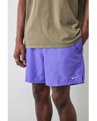Nike - Solid Violet Grape Swim Shorts - Lyst
