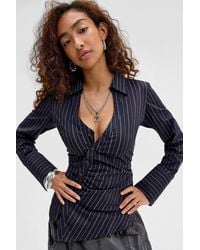 Silence + Noise - Silence + Noise Leila Asymmetric Shirt - Lyst