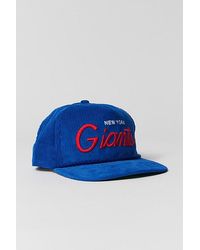 KTZ - New York Giants Corduroy Golfer Snapback Hat - Lyst