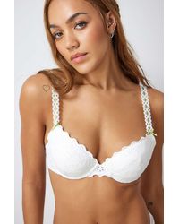 Out From Under - Broderie Underwired Bra - Lyst