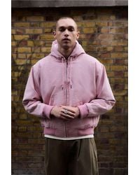 BDG - Pastel Pink Rex Skate Hooded Jacket - Lyst