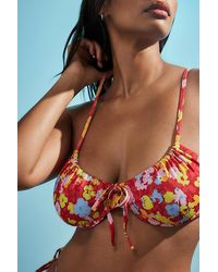 Out From Under - Floral Underwire Bikini Top - Lyst