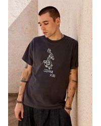 Urban Outfitters - Uo Black Osaka Dragon Graphic Tee - Lyst