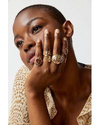 Urban Outfitters - Spiral Statement Ring Set - Lyst
