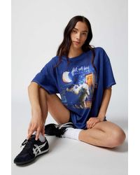 Urban Outfitters Grateful Dead Spiral T-shirt Dress in Blue