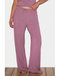 Out From Under - Demi Stripe Trousers - Lyst