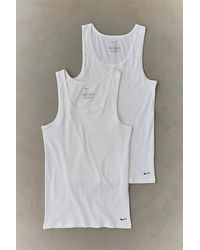 Nike - Essential Stretch Ribbed Tank Top 2-Pack - Lyst