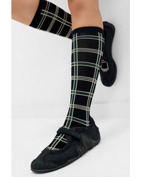 Out From Under - Tartan Knee High Socks - Lyst