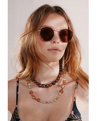 Urban Outfitters - Billie Metal Round Sunglasses - Lyst