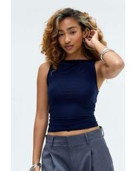 Urban Outfitters - Uo Lia Slinky Slash Neck Tank Top - Lyst