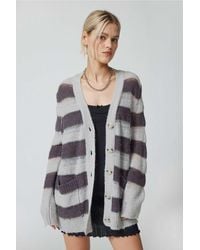 Urban Outfitters - Uo Alston Laddered Knit Cardigan - Lyst