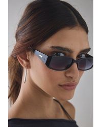 Vintage & ReMADE by UO - Vintage By Uo Slim Rectangular Sunglasses - Lyst