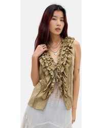 Kimchi Blue - Clara Military Blouse - Lyst